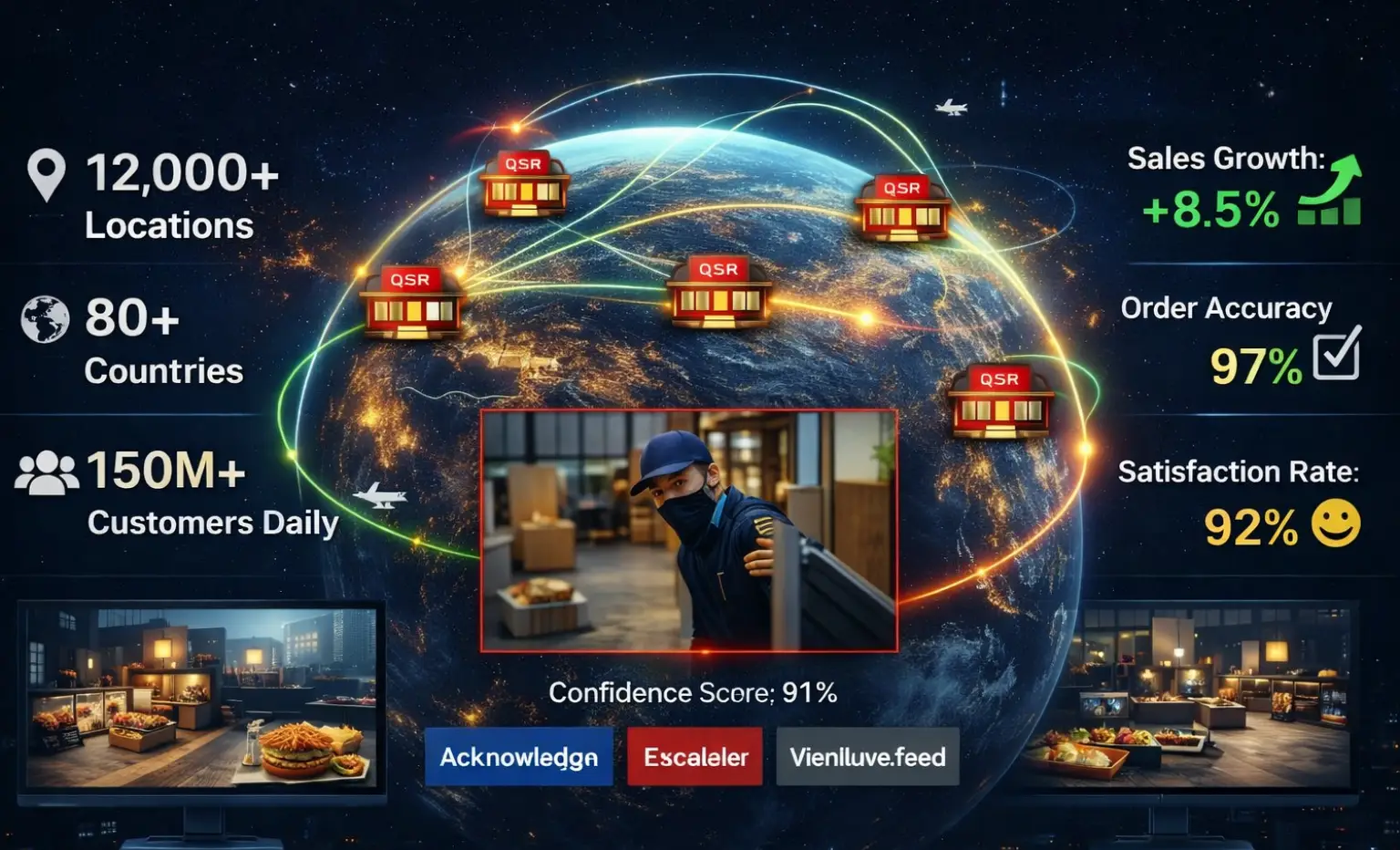 CAPASai Enforces 96% Hygiene Compliance Across a Global QSR Network (70+ Outlets) 