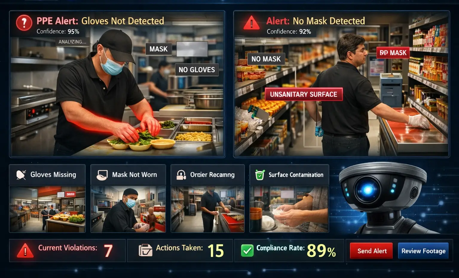 CAPASai Solution: Real-Time AI Hygiene Enforcement System