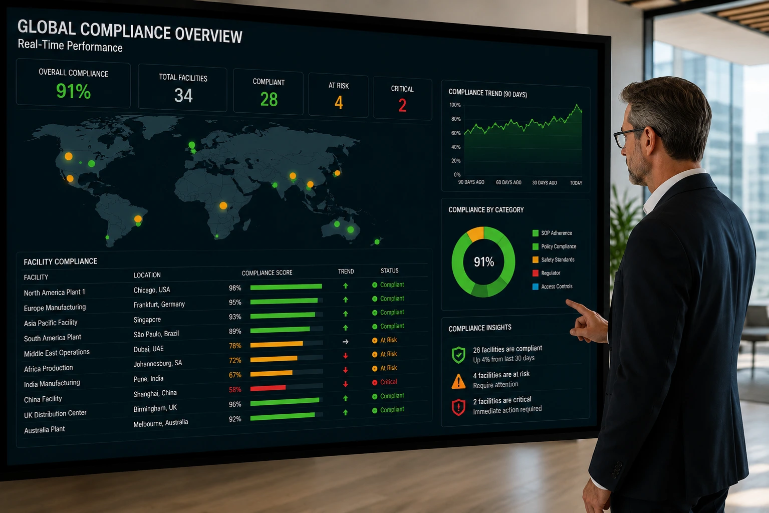 How Video Analytics Using CCTV Improves SOP Compliance Across Locations