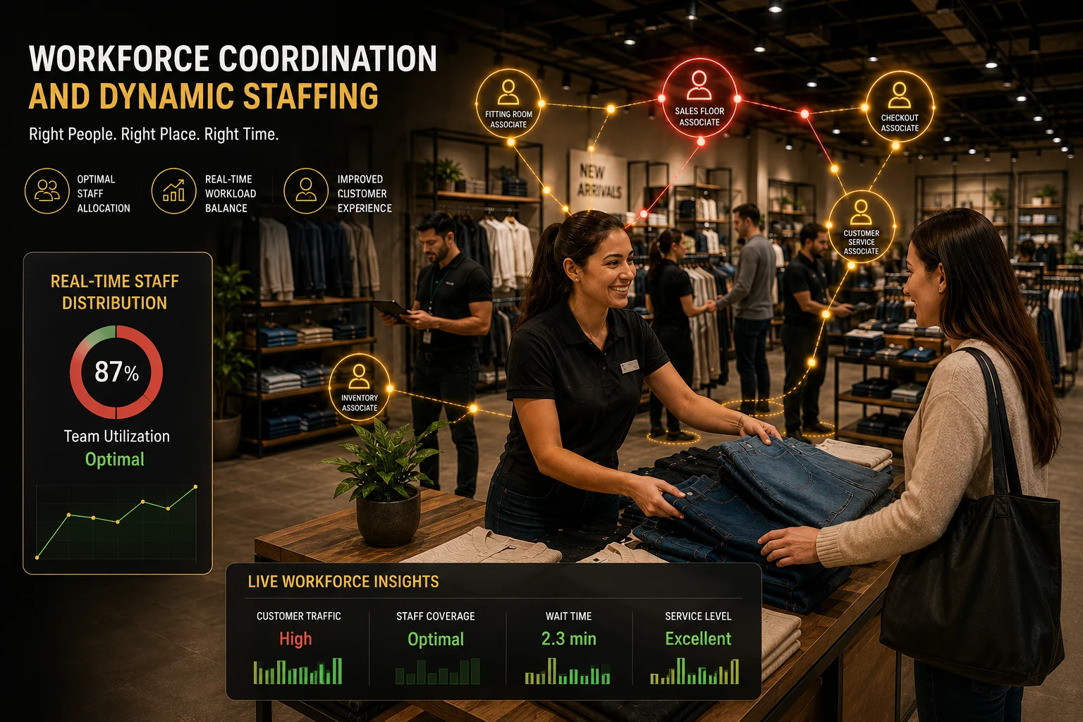 Improving Store Productivity Using AI Powered Monitoring