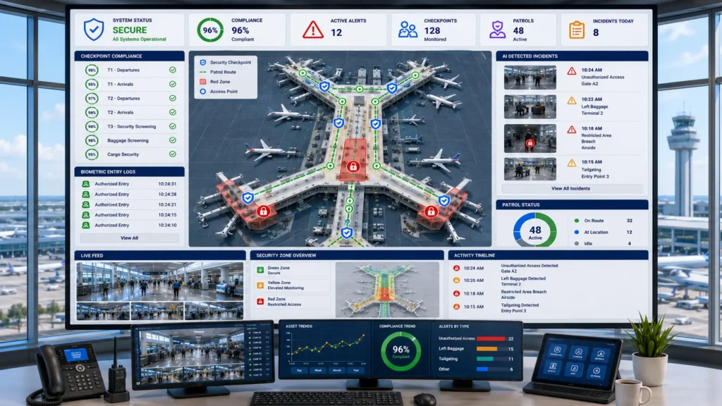 AI-Based SOP Analytics for Aviation Security