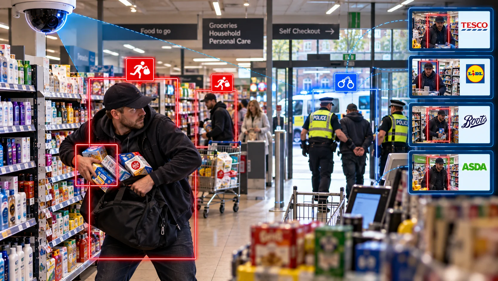 Birkenhead Multiple Shop Thefts