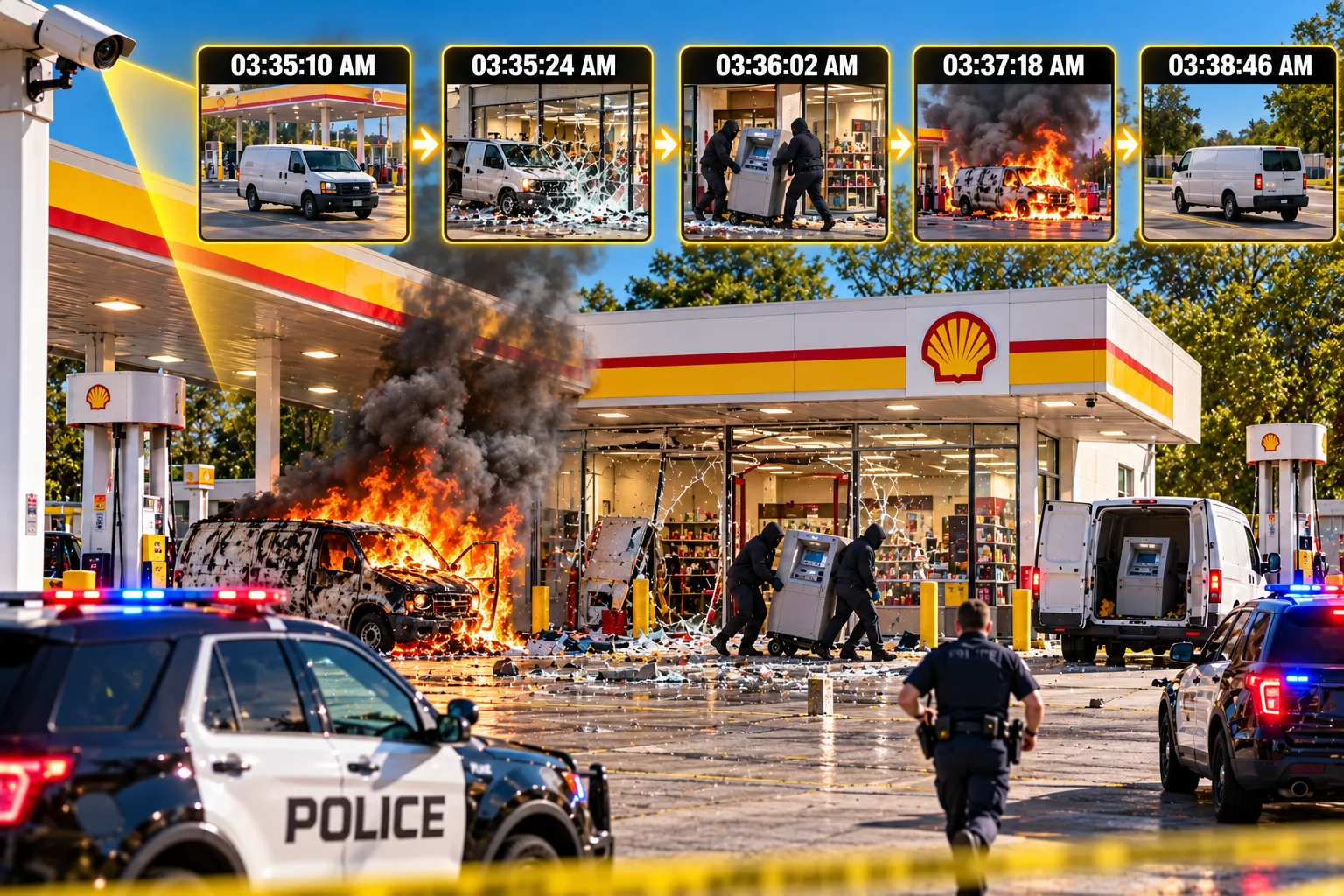 Nashville ATM Theft Gas Station