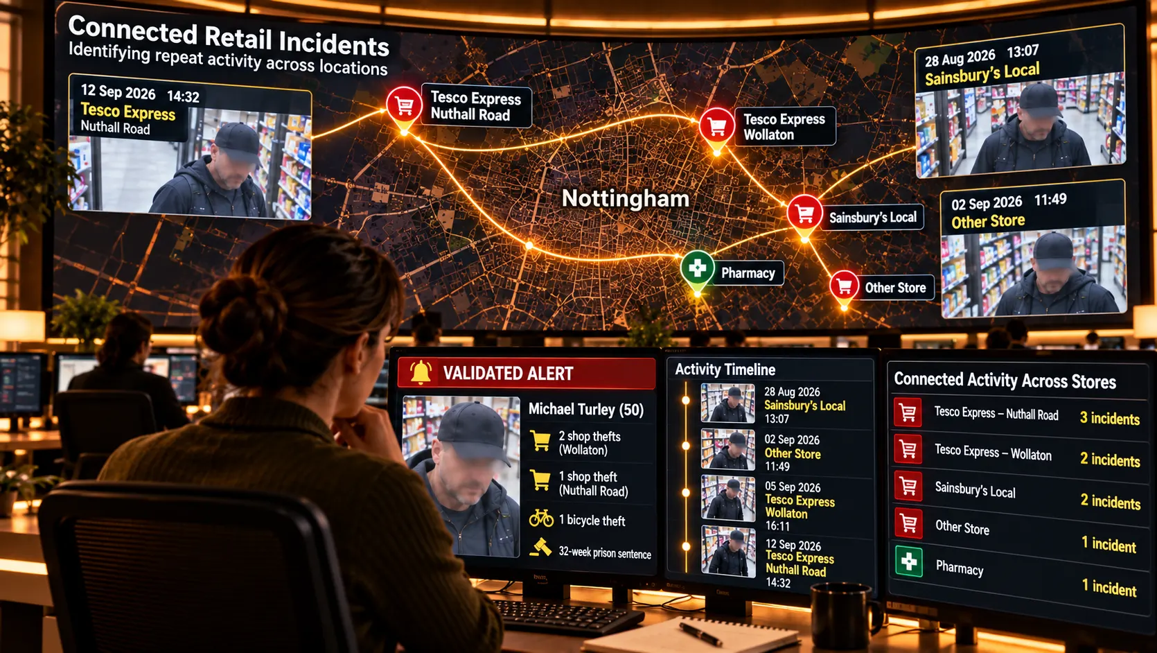 Nottingham Shoplifting Incidents