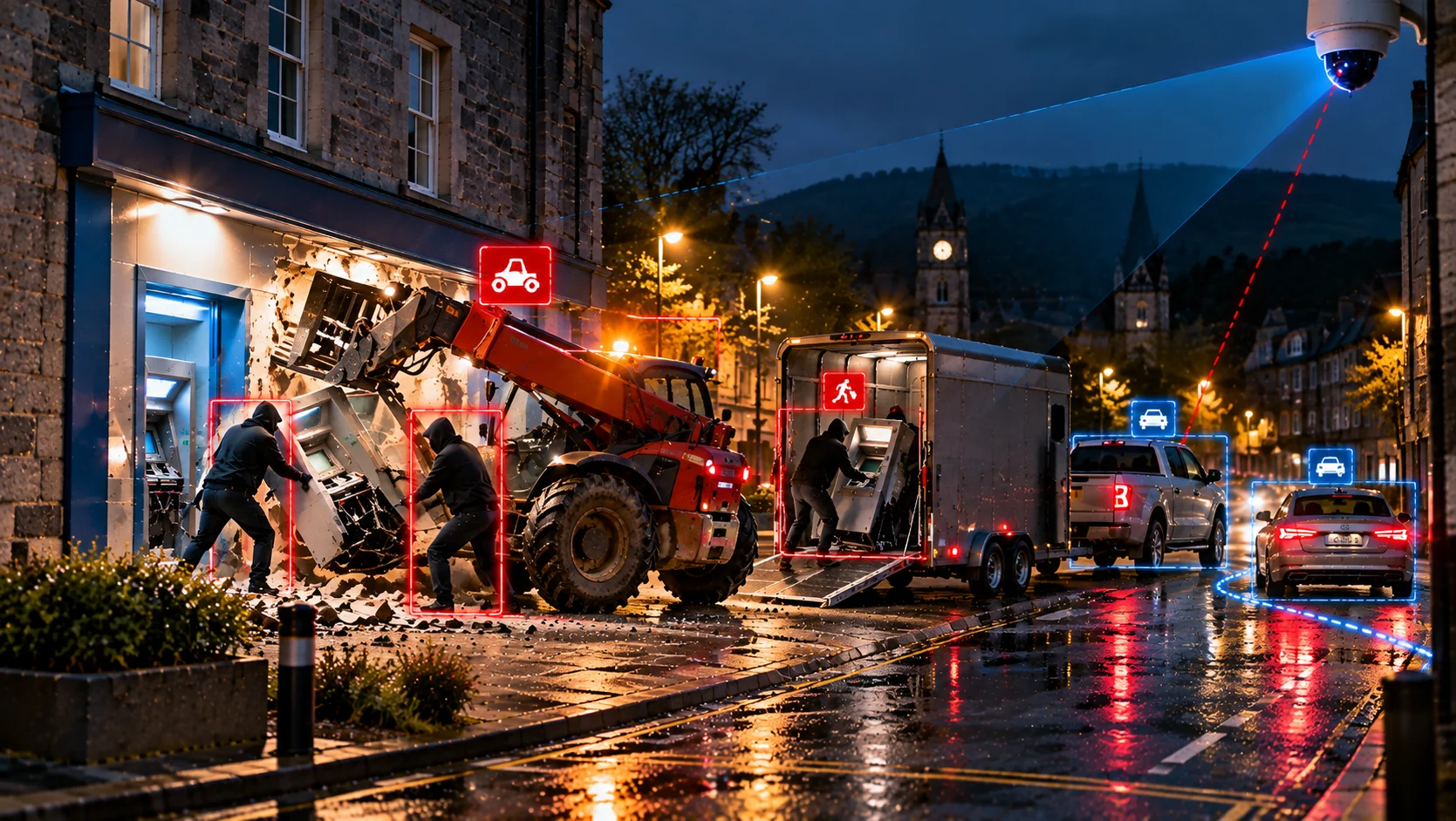 Peebles RBS ATM Ram Raid